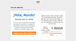 Desktop Screenshot of circuloabierto.es